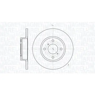 Precio Bajo Disco de freno MAGNETI MARELLI 361302040127